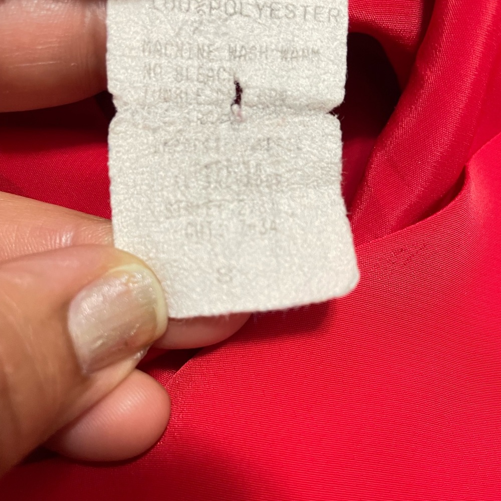 🚨CLEARENCE SALE 3x10🚨PETITE SOPHISTICATE VINTAGE RED BLOUSE - Picture 7 of 8
